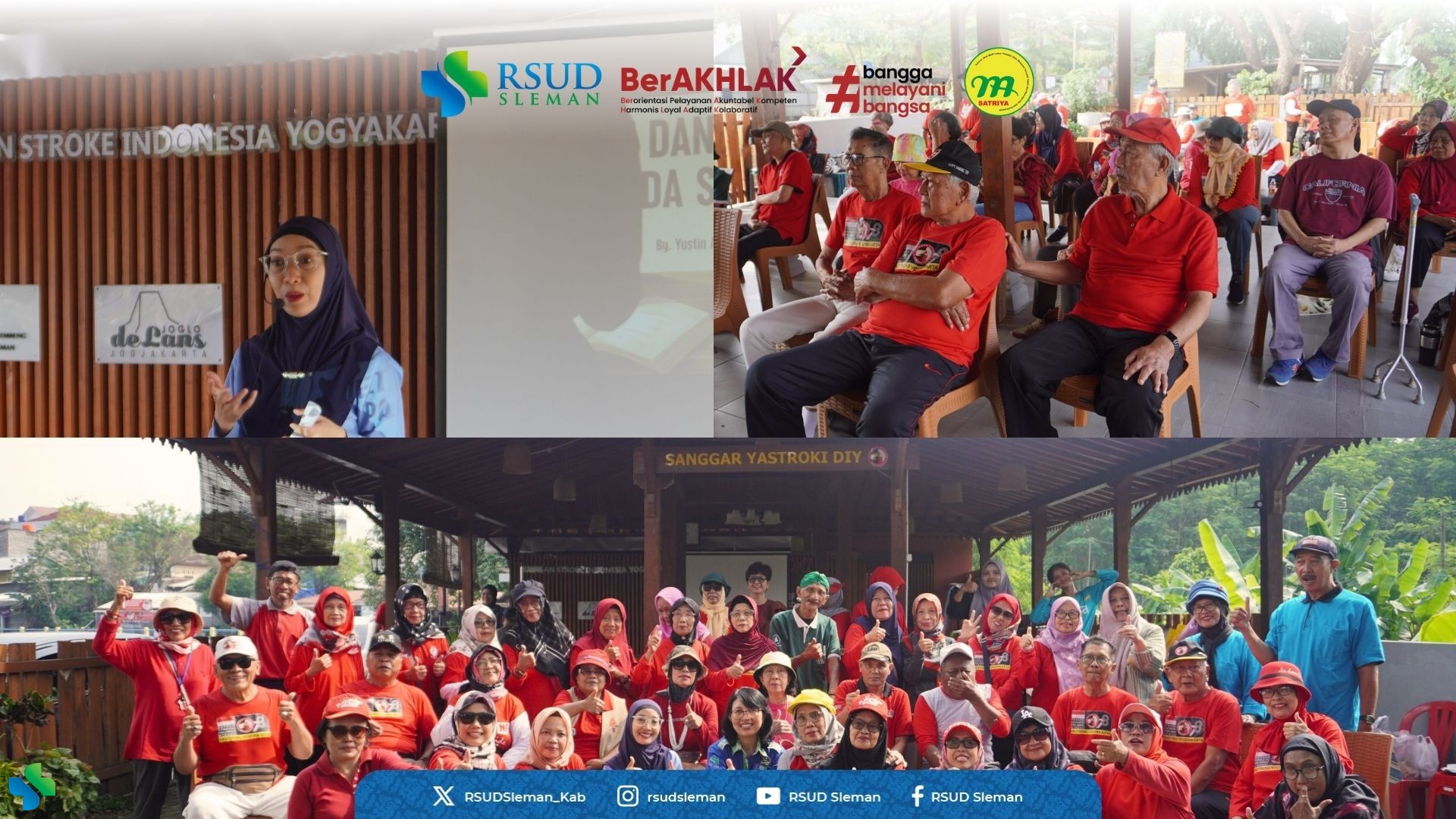 Yastroki DIY Gandeng RSUD Sleman Edukasi Nutrisi untuk Cegah Stroke: “Jadikan Hidup Lebih Berarti”