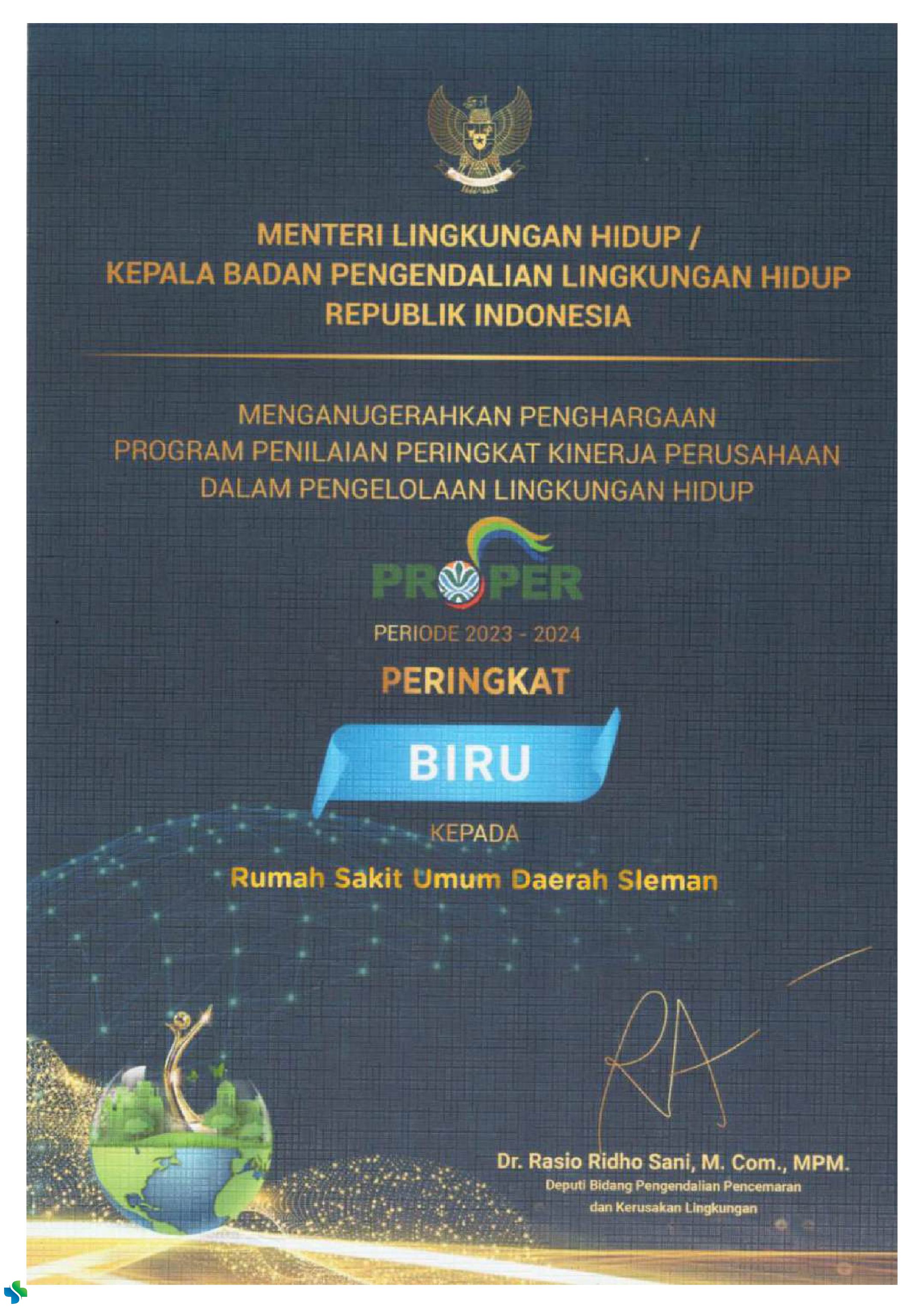 PROPER PERINGKAT BIRU RSUD SLEMAN 2024