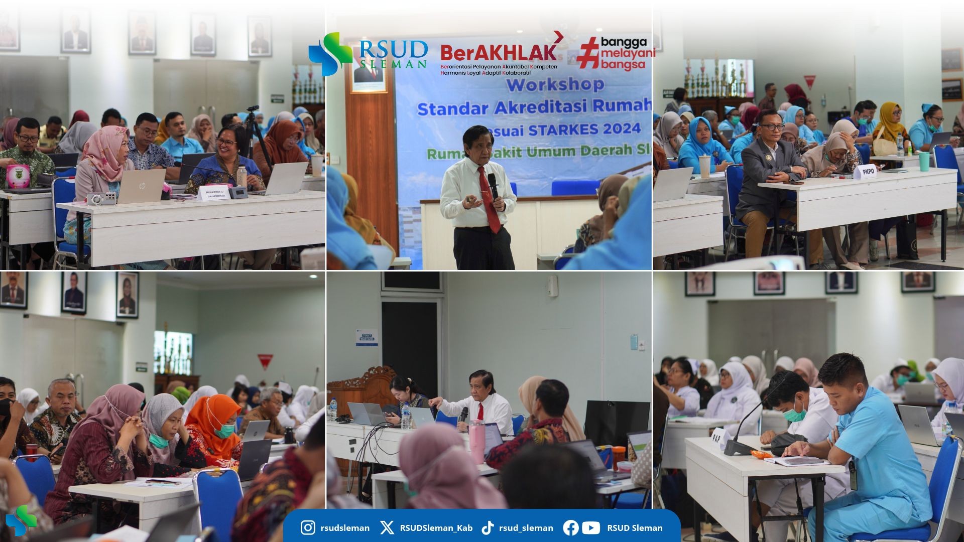 Tingkatkan Mutu dan Keselamatan Pasien, RSUD Sleman Gelar Workshop Standar Akreditasi Rumah Sakit