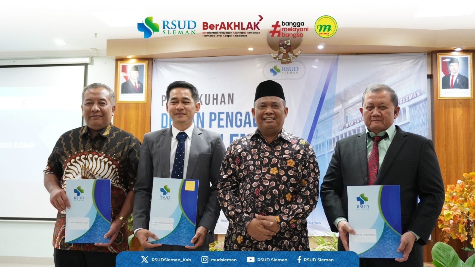 Bupati Sleman Kukuhkan Dewan Pengawas RSUD Sleman Masa Jabatan 2024–2029
