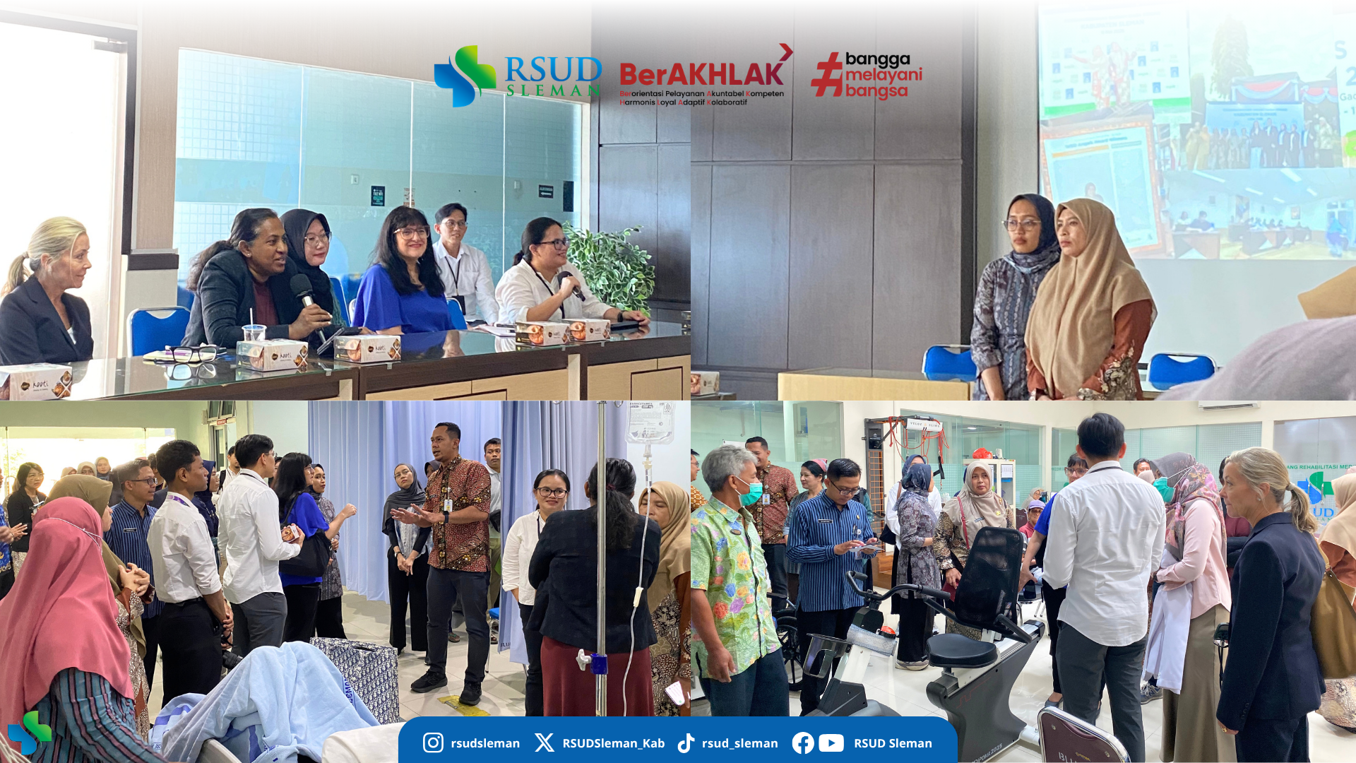Perkuat Penanganan Stroke, RSUD Sleman Terima Visitasi Jejaring RSUP Dr. Sardjito dan World Stroke Organization