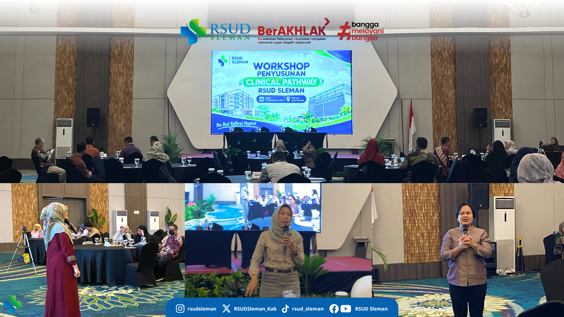 Tingkatkan Mutu dan Keselamatan Pasien, RSUD Sleman Gelar Workshop Penyusunan Clinical Pathway