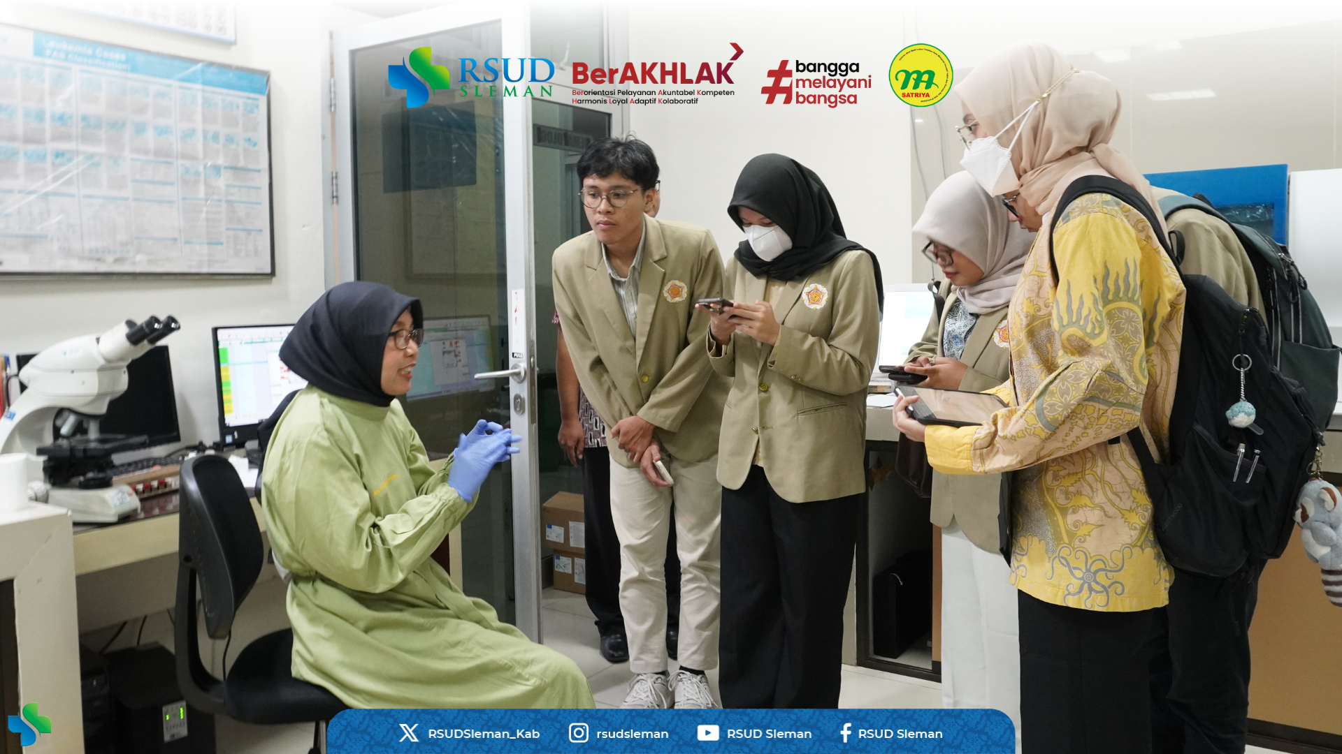 Tingkatkan Wawasan Klinik, Mahasiswa UGM Kunjungi RSUD Sleman
