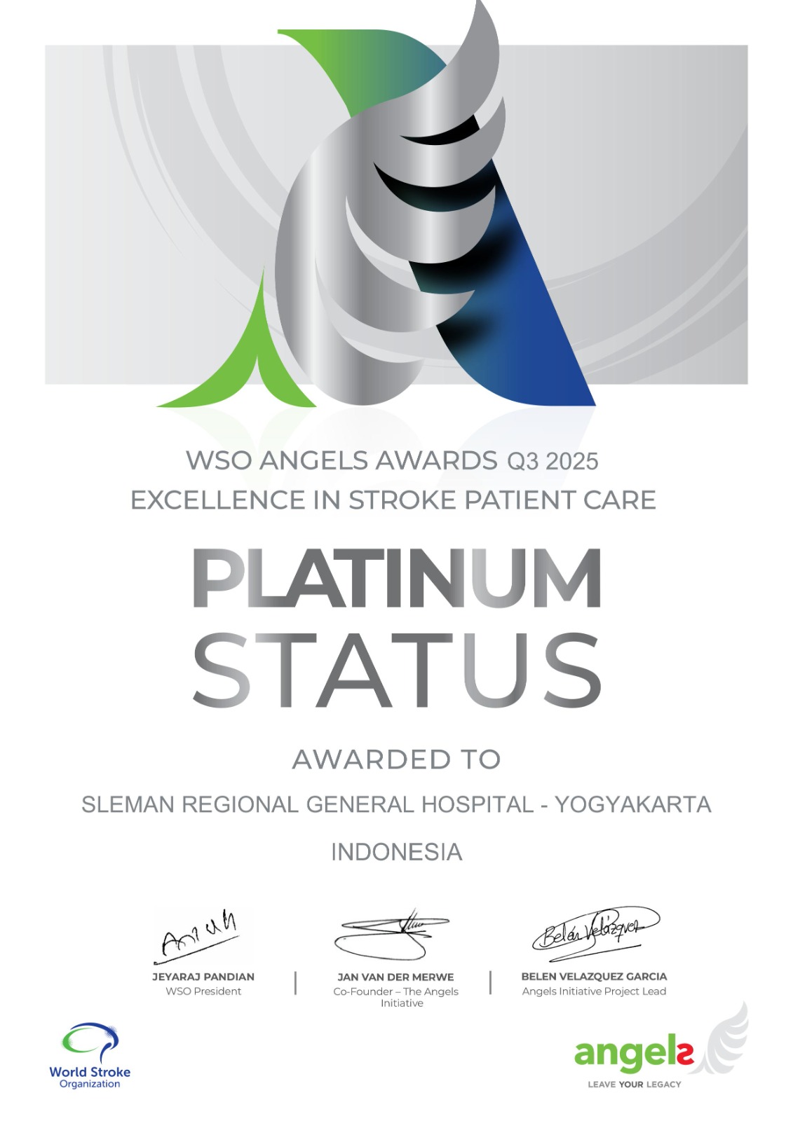 Penghargaan WSO ANGEL Q3 2025